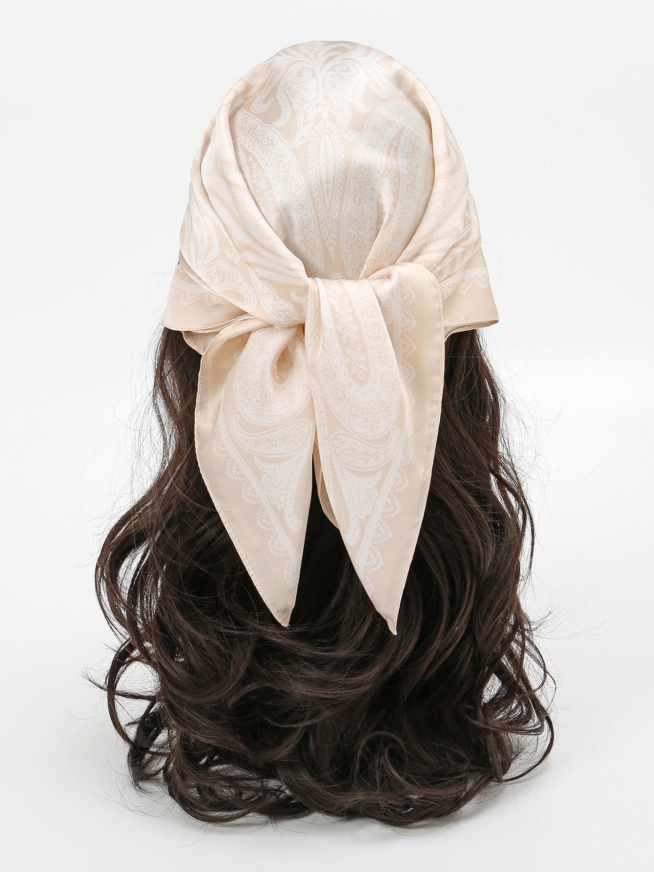 1Pc Simple Printed 70S Square Scarf, New Spring Fashion Bandana for Women, Can Be Used as Belt, Bag Decoration, Ribbon, Headband or Headscarf Bandana,Hair Band,Head Band Ideal for Dressing up Your Look