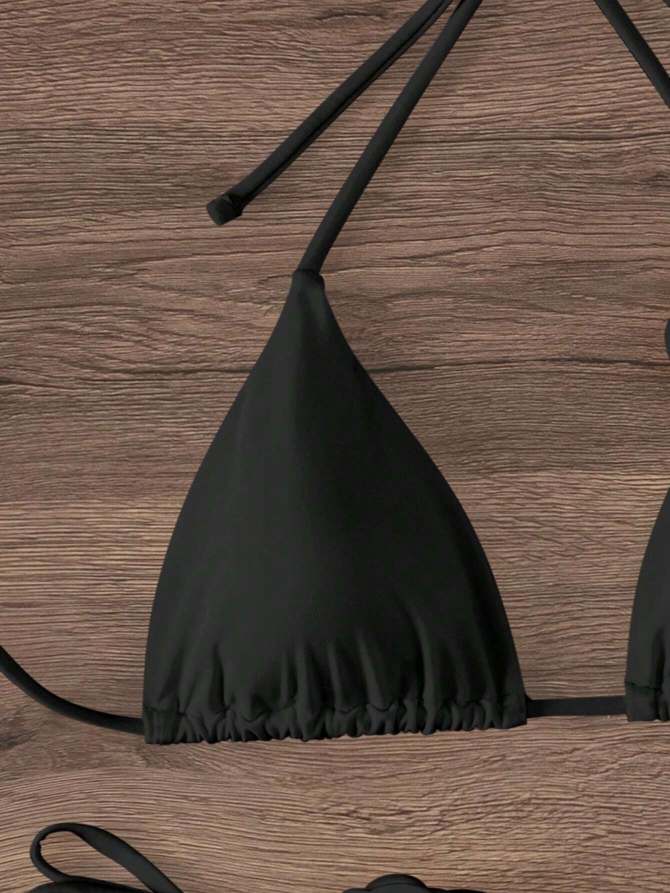 Black Rose - Triangle Bikini with push-up cups