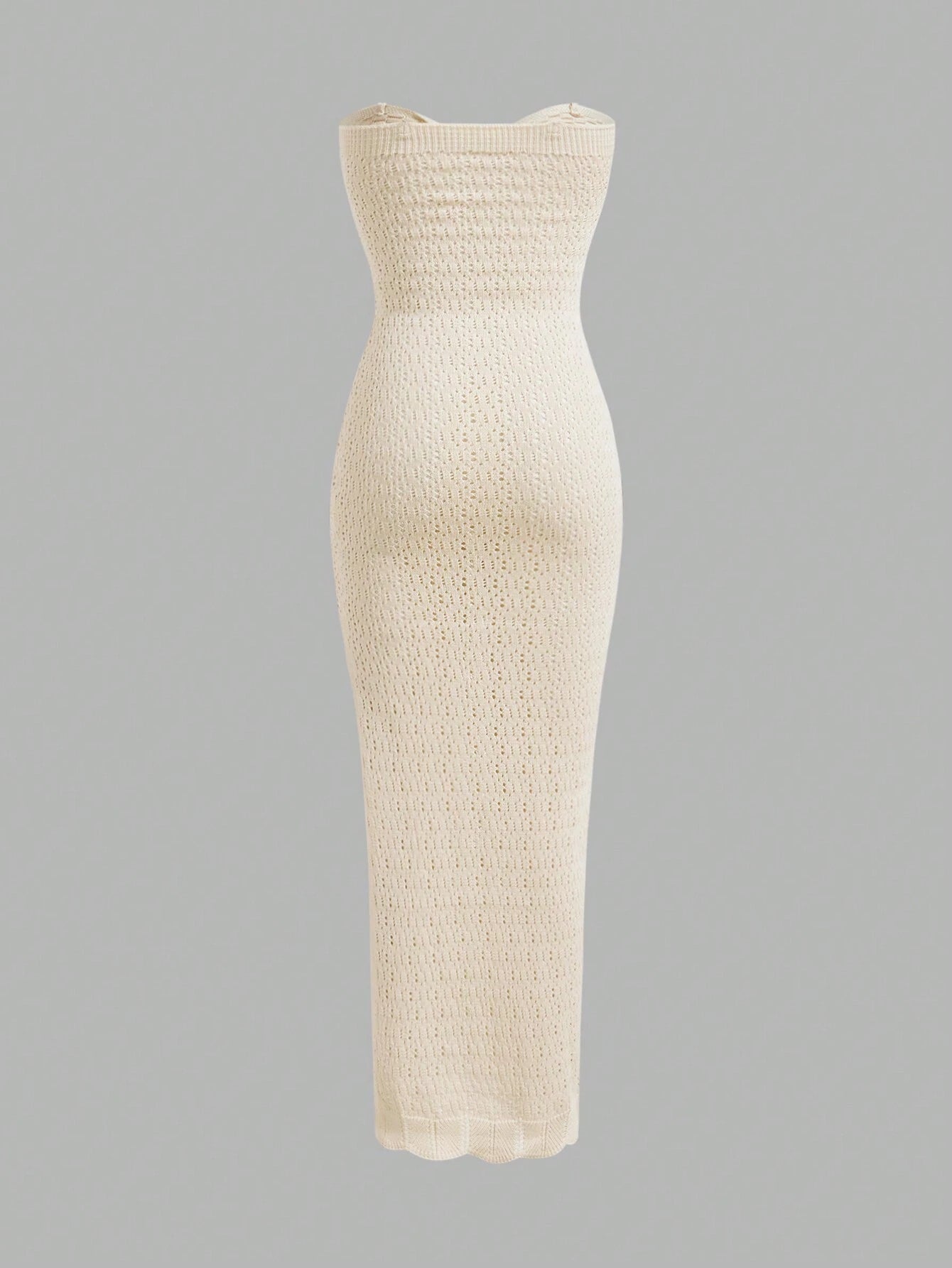 Creamy Crochet Dress