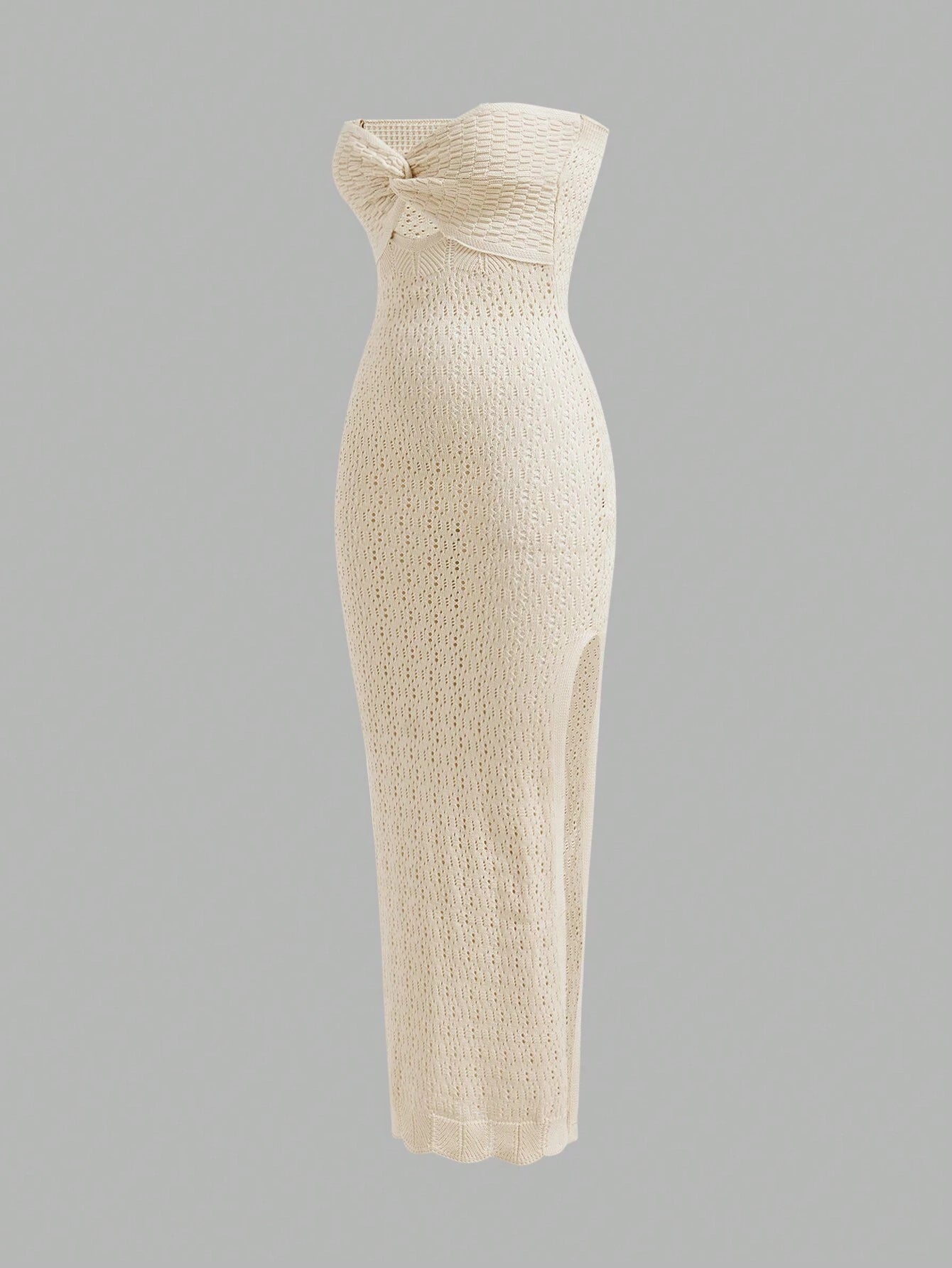 Creamy Crochet Dress
