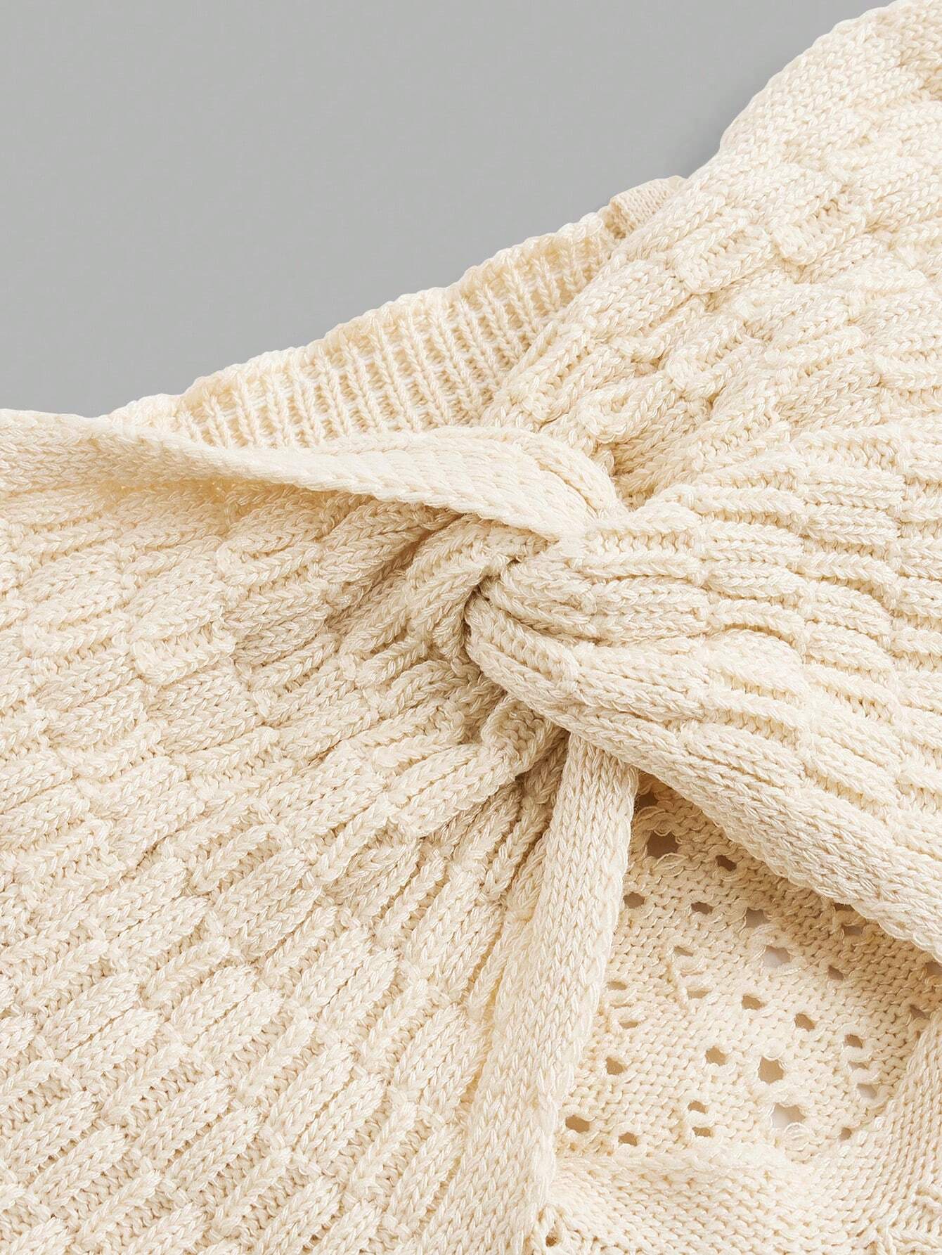 Creamy Crochet Dress