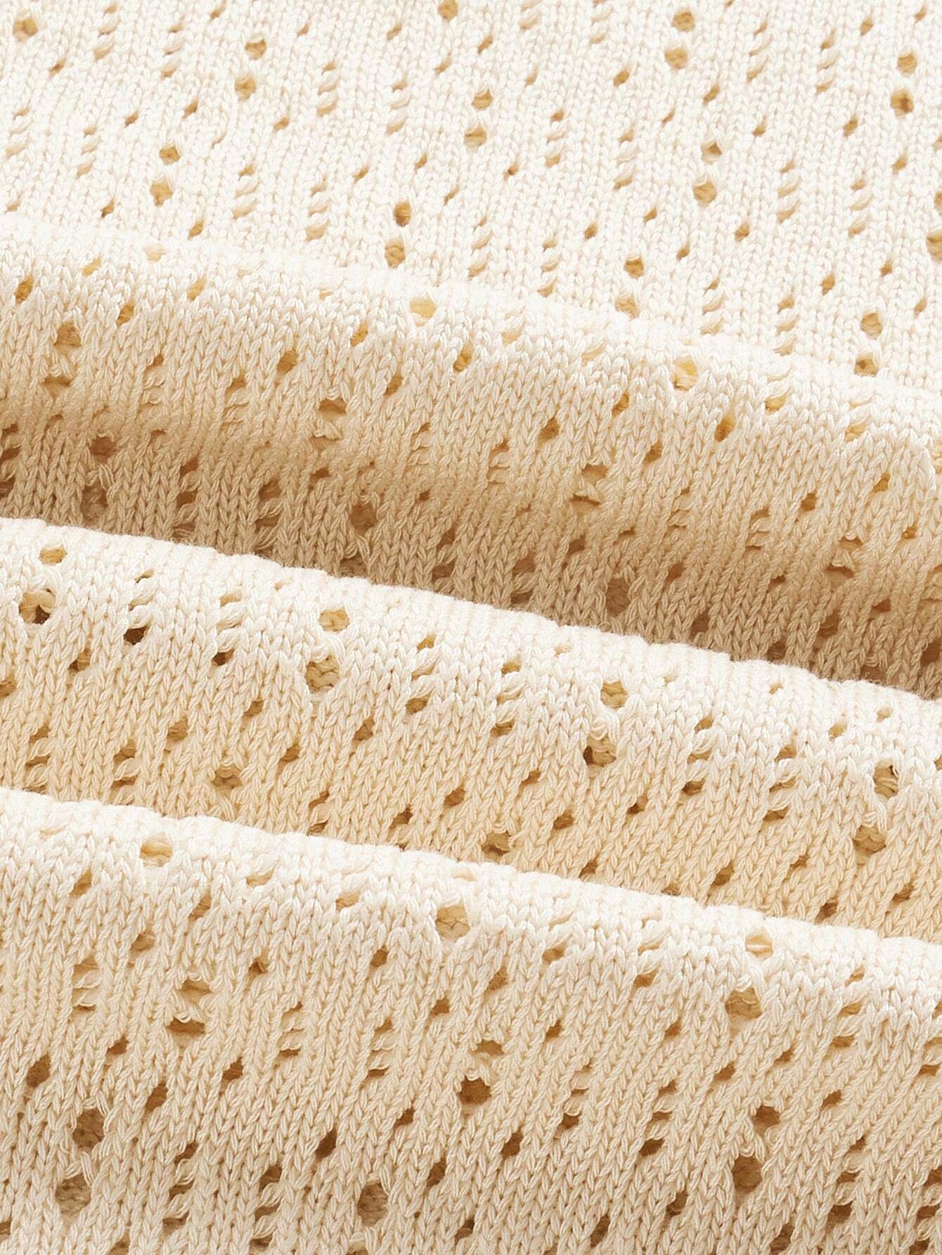 Creamy Crochet Dress