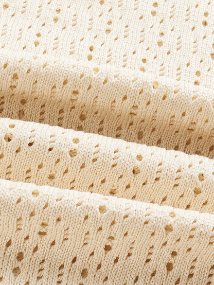 Creamy Crochet Dress