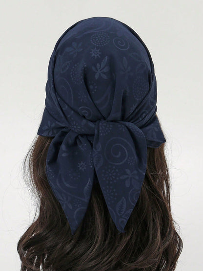 1Pc Bandana Paisley Patterned Headscarf, Neckerchief