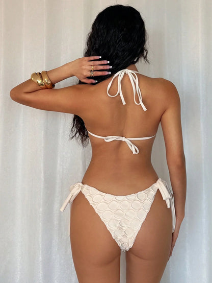 Esmeralda - bikini set with golden details 