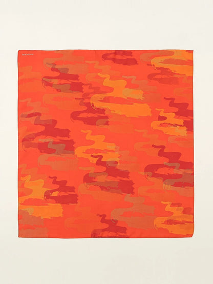 1Pc Simple Printed 70S Square Scarf, New Spring Style Bandana for Women, Multipurpose Waistband/Accessory/Belt/Sash/Turban/Headband/Fashionable Scarf Bandana,Hair Band,Head Band Ideal for Dressing up Your Look