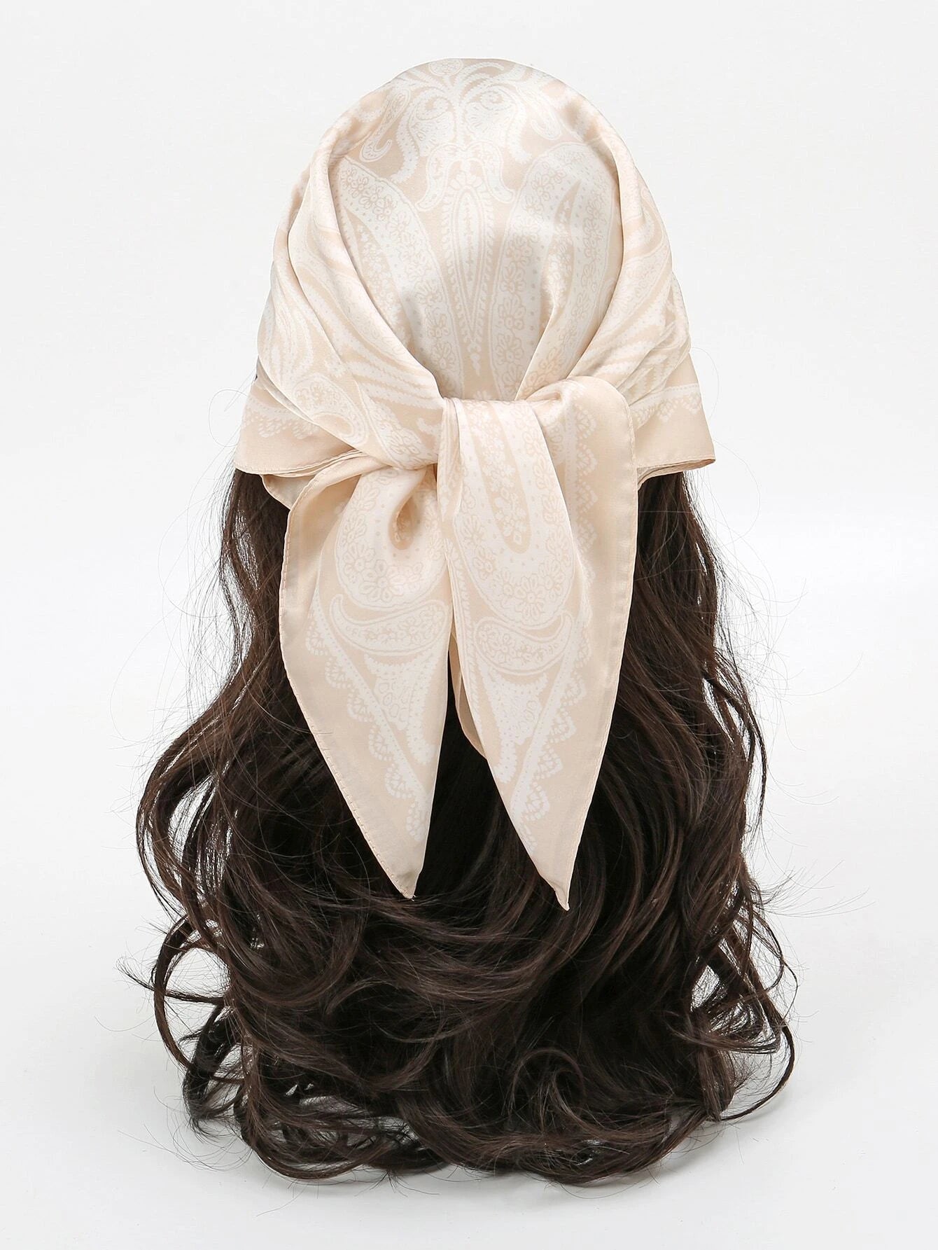 1Pc Simple Printed 70S Square Scarf, New Spring Fashion Bandana for Women, Can Be Used as Belt, Bag Decoration, Ribbon, Headband or Headscarf Bandana,Hair Band,Head Band Ideal for Dressing up Your Look