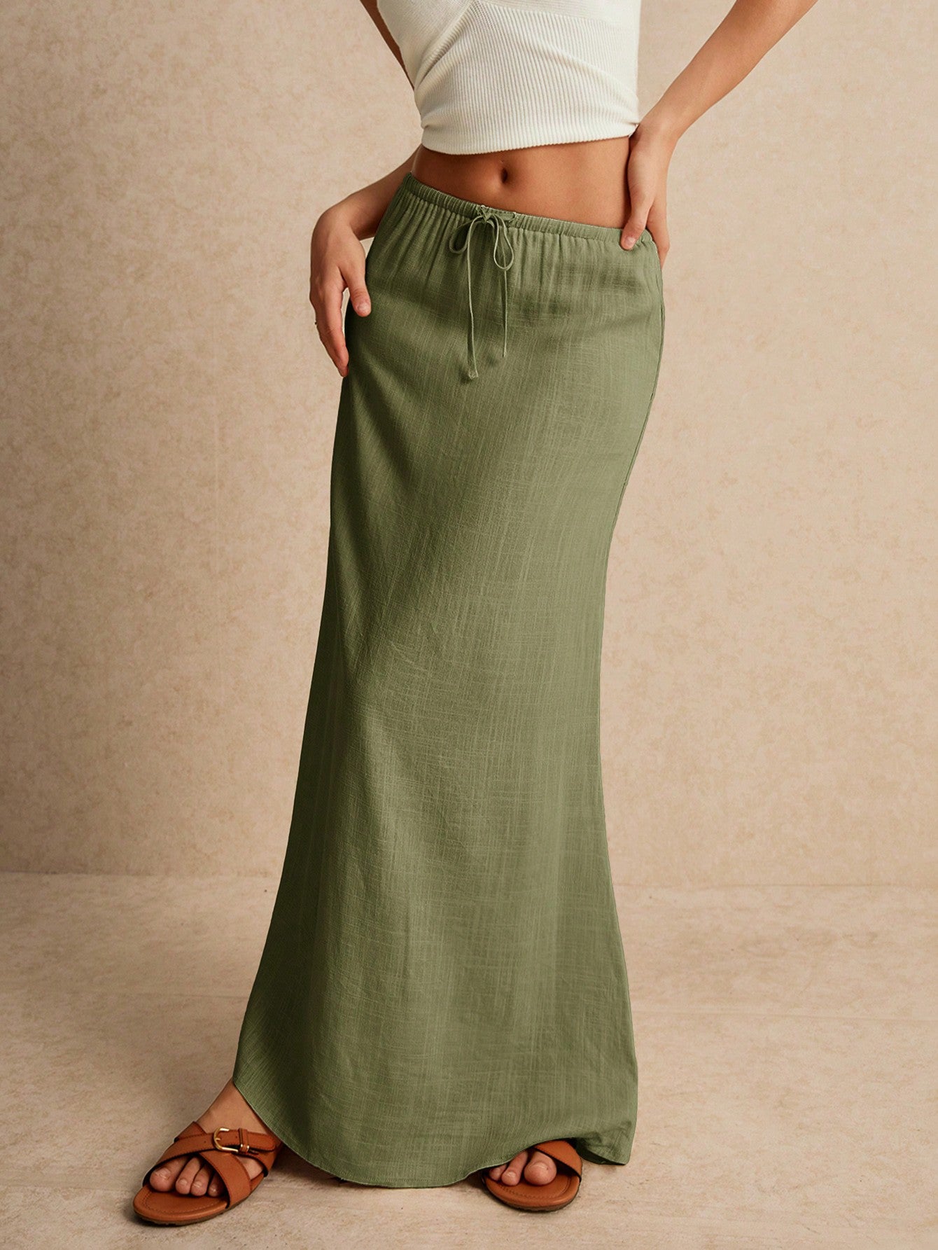 Linen Skirt 