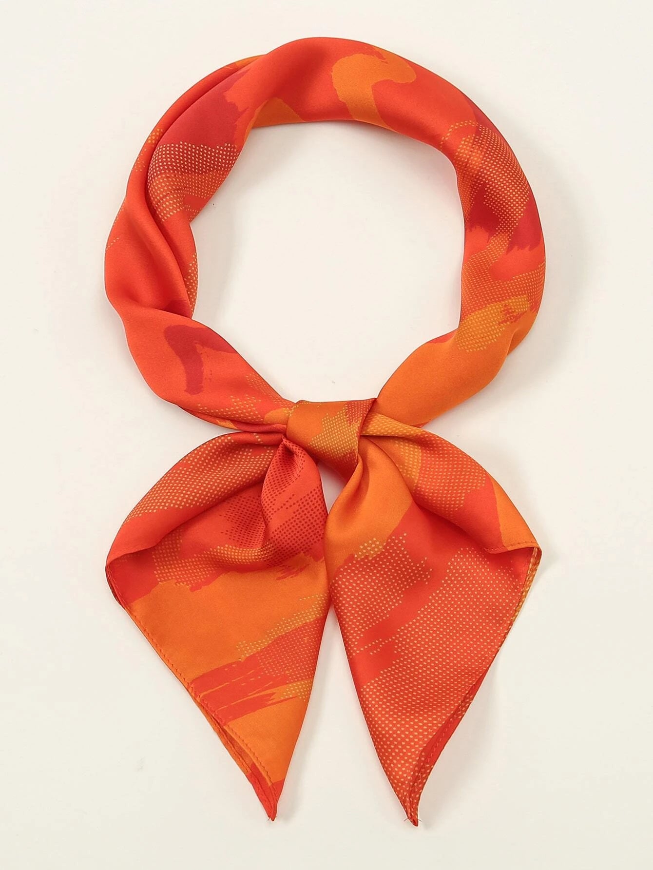 1Pc Simple Printed 70S Square Scarf, New Spring Style Bandana for Women, Multipurpose Waistband/Accessory/Belt/Sash/Turban/Headband/Fashionable Scarf Bandana,Hair Band,Head Band Ideal for Dressing up Your Look